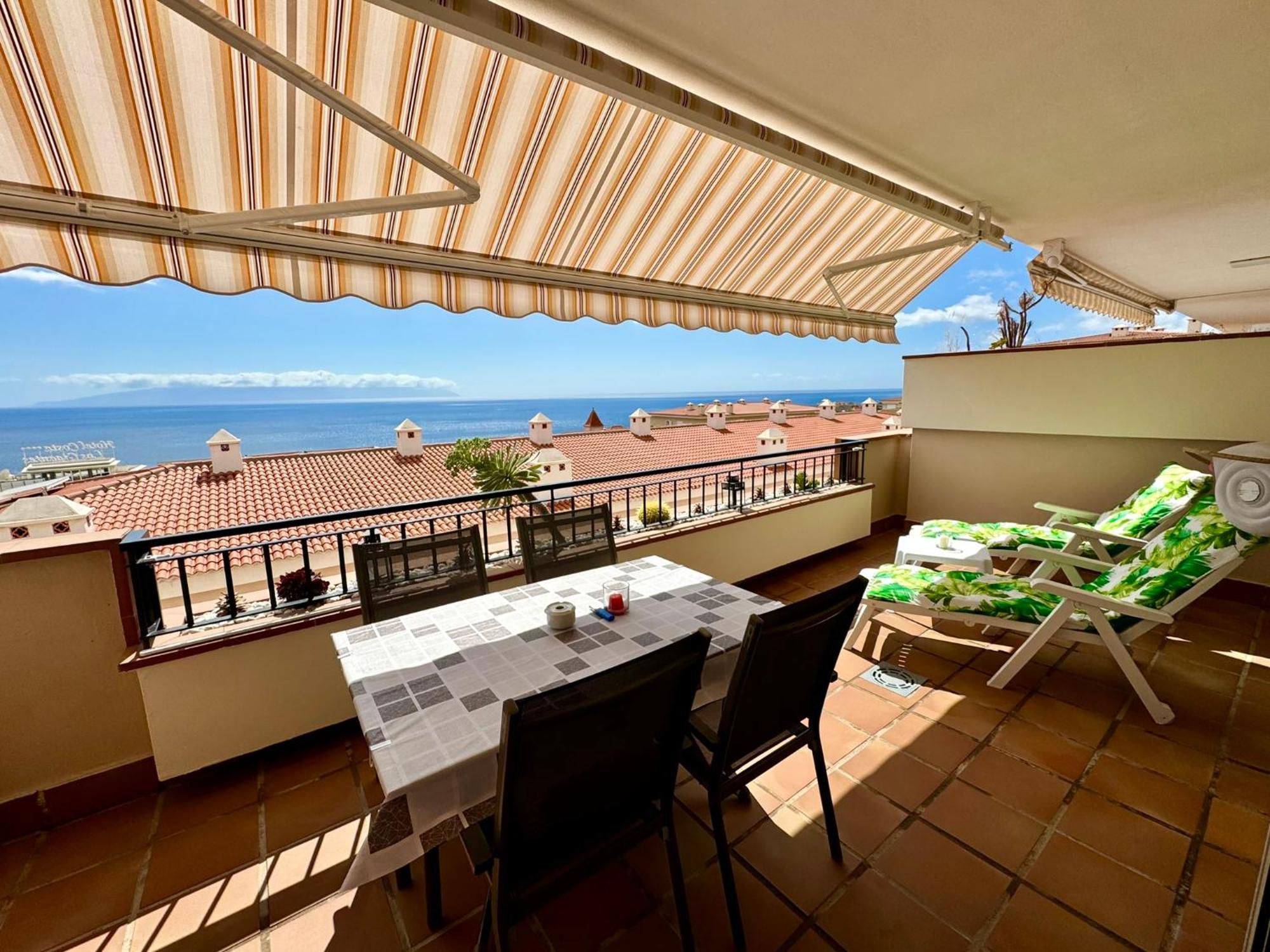 Santiago Seaview - Sun Terrace And Pool Apartment Пуерто де Сантяго Екстериор снимка